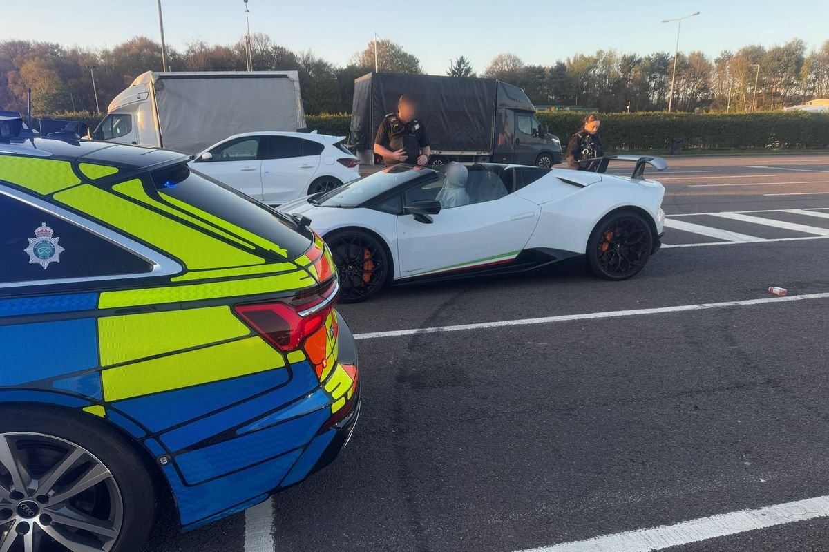 The vehicle was seized after speeding