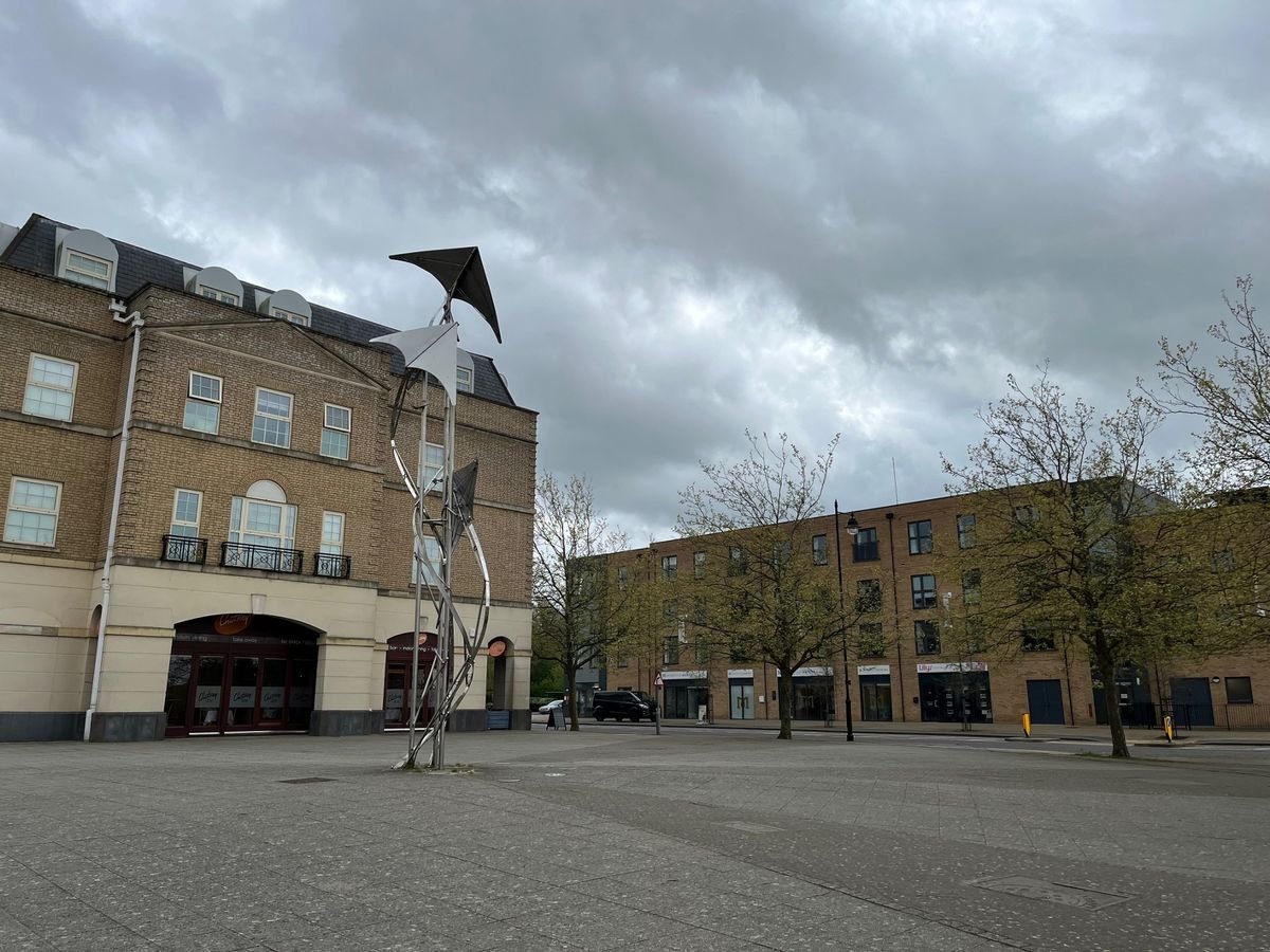 The centre of Cambourne in Cambridgeshire