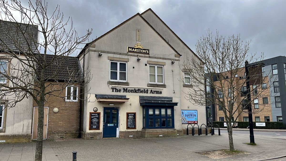 The Monkfield Arms pub in Cambourne