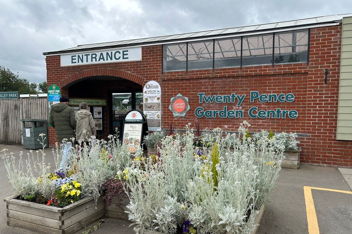 The outside of the Twenty Pence Garden Centre 