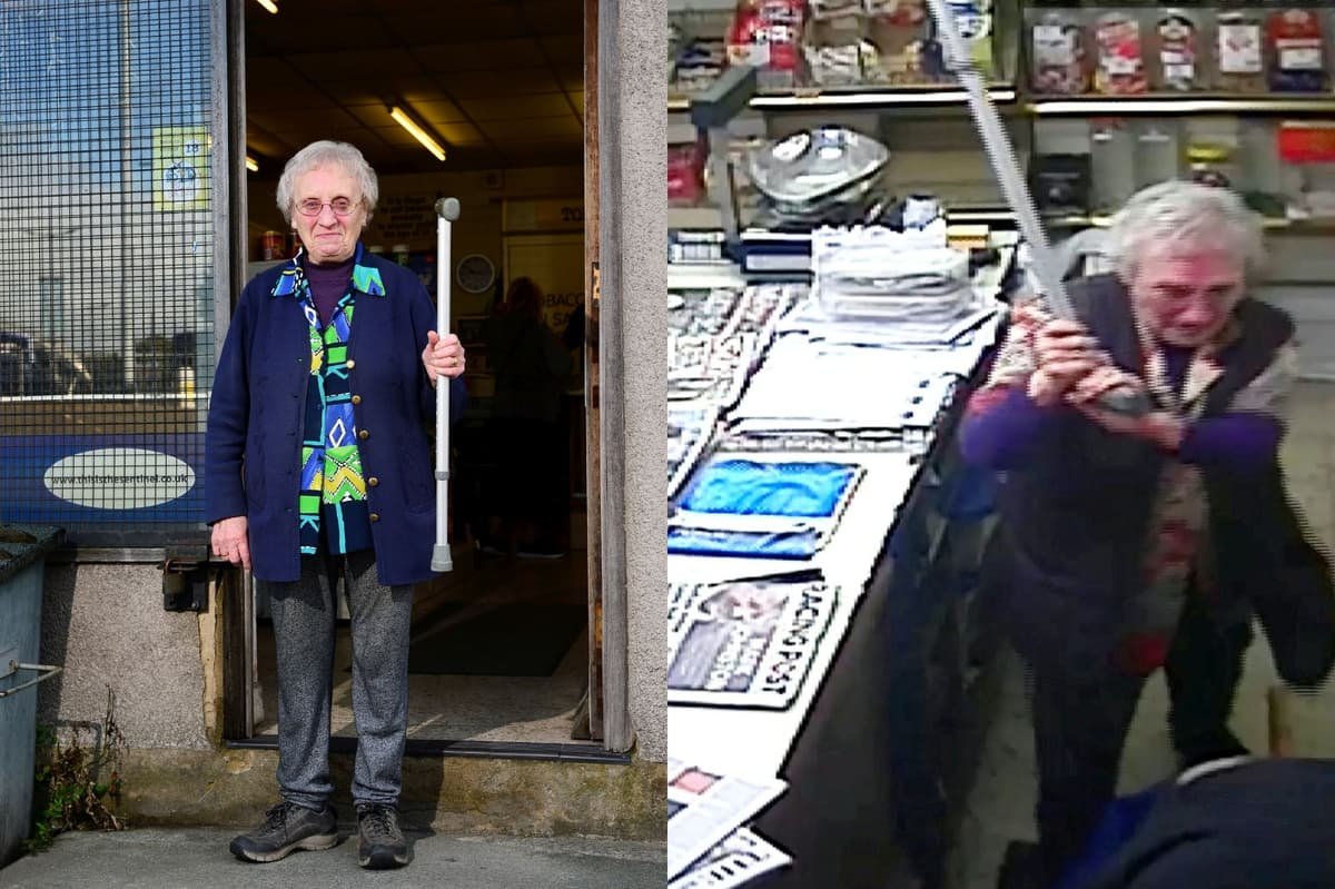Gran who hit robber with walking stick shuts Staffordshire shop after 50 years