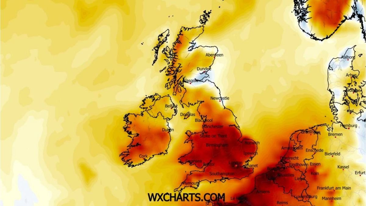 UK heatwave: 26C surge forecast for 74 counties this May