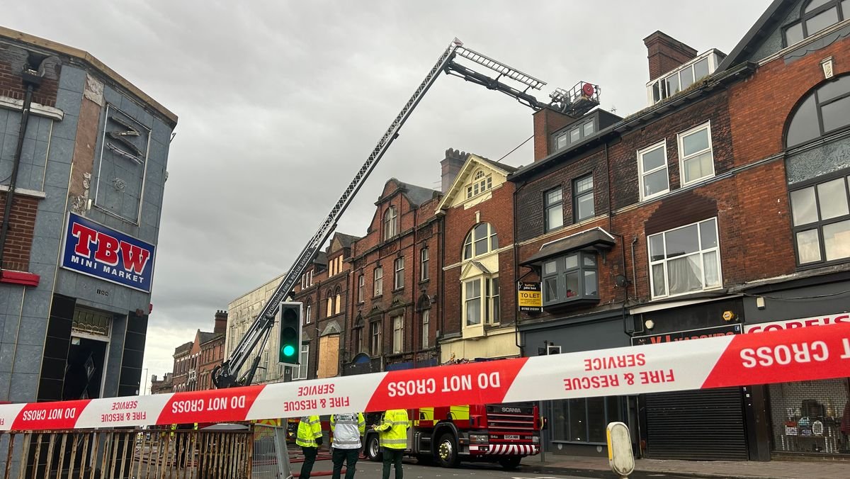 Council issue derelict building update after major Tunstall fire