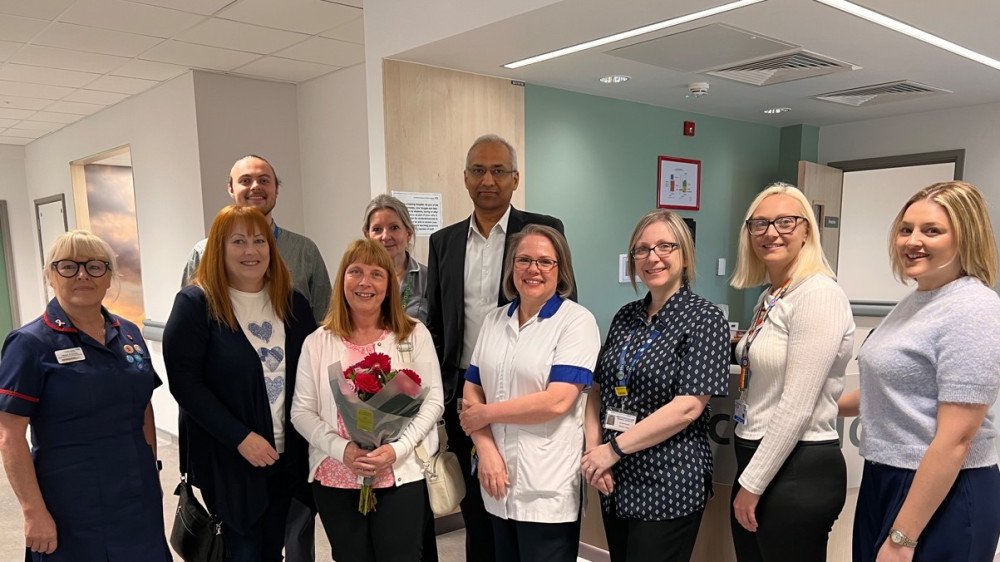 First patient welcomed to brand new breast care unit in Staffordshire