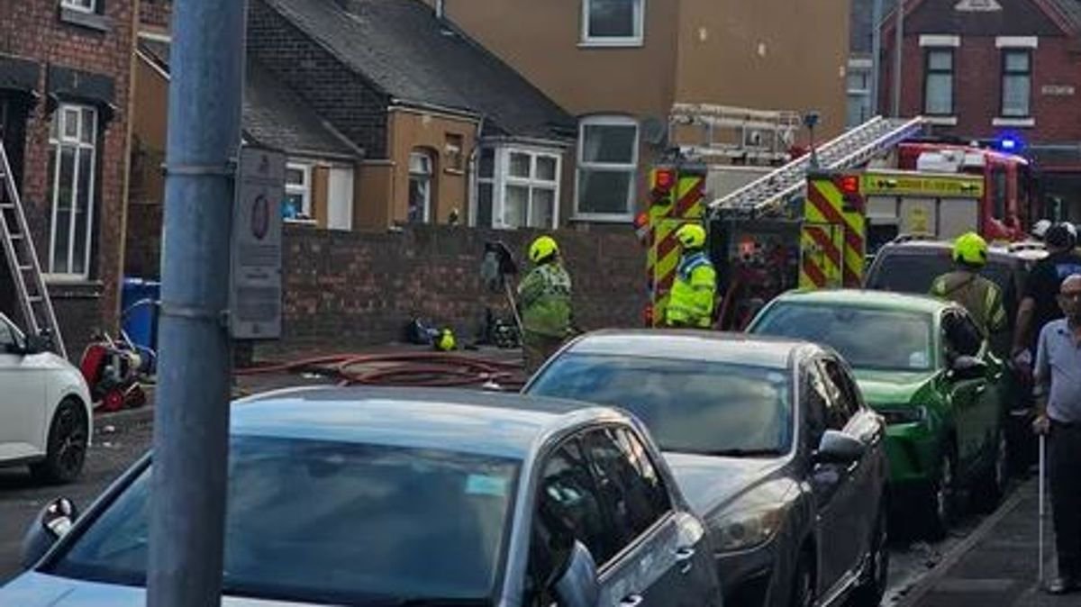 Live: Stoke-on-Trent house fire
