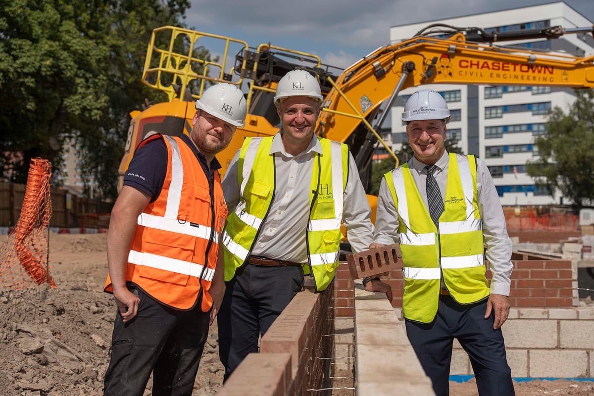 First bricks laid as second phase of Heath Town regeneration begins