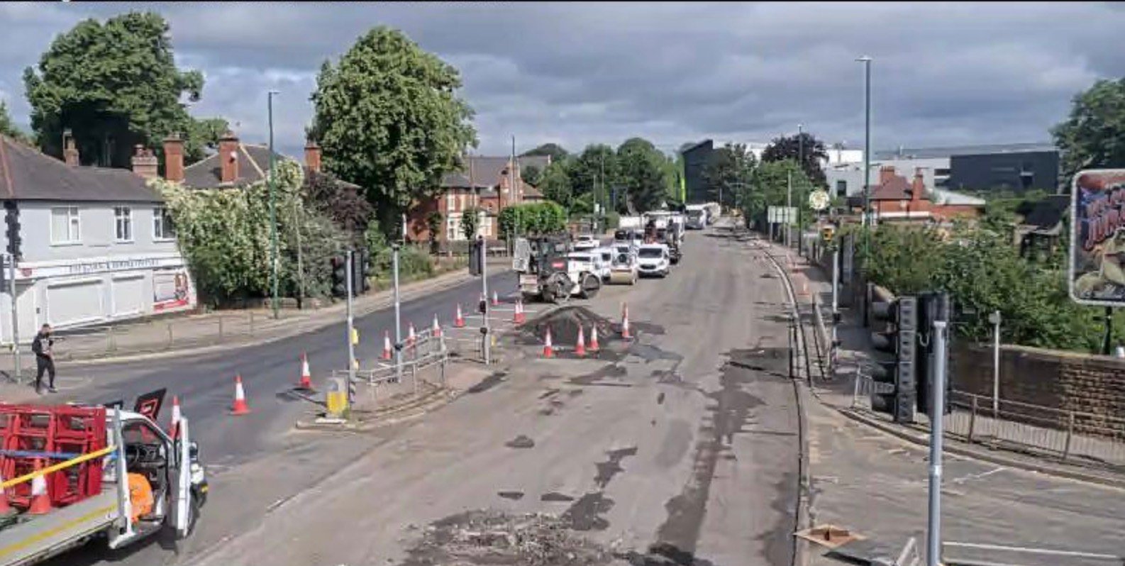 A610 Nuthall Road to remain closed into next week for full resurfacing | West Bridgford Wire