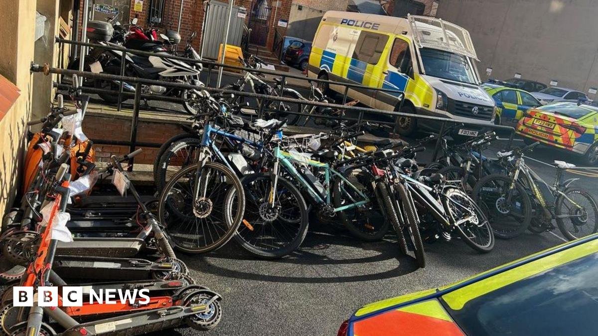 More than 800 e-scooters and e-bikes seized by Leicester police